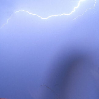 Thunderstorm, weather near ocean, loud and close lightning strike and thunder, rain, Skrila, Croatia
